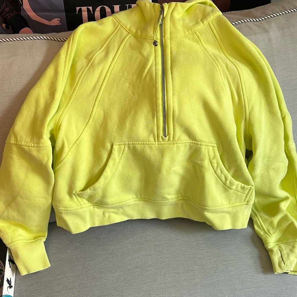 Lululemon Yellow Hoodie